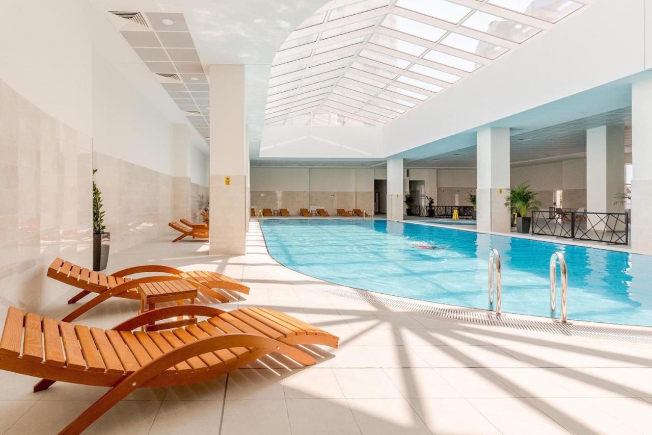 Merdz Spa & Fitness Sky Apartment Skopje Buitenkant foto